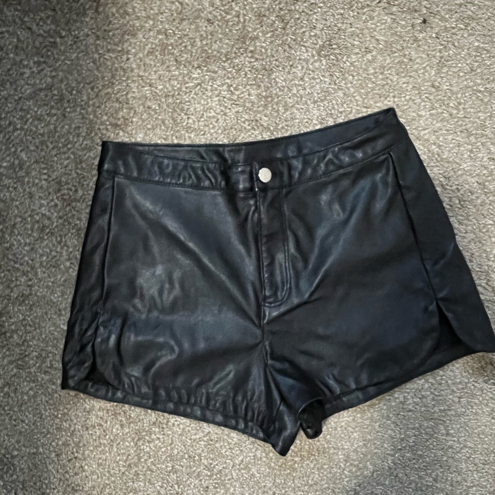 H&M leather short size 8